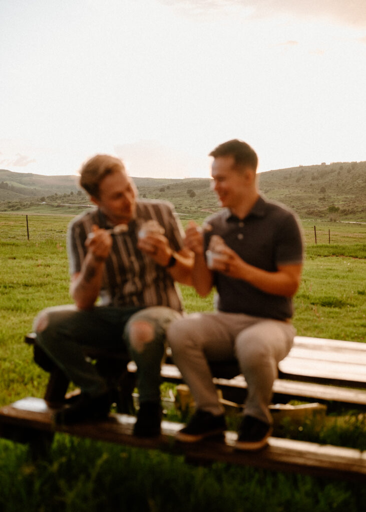 fun engagement photos Idaho engagement photographer